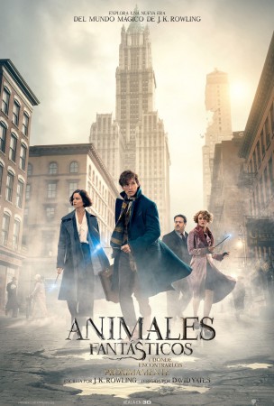 Poster Latino de 'Animales Fantasticos y Donde Encontrarlos'